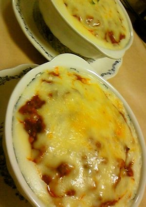 ポテトとミートソースのオーブン焼き-レシピのメイン写真