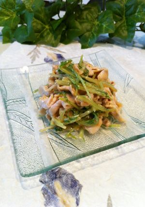 豚と水菜のさっぱり胡麻ドレ冷しゃぶ-レシピのメイン写真
