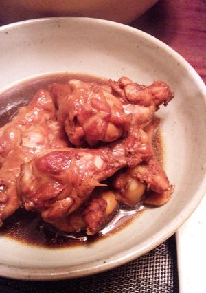 簡単！ペプシドライで手羽元のコーラ煮-レシピのメイン写真