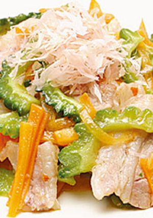 やみつき☆ゴーヤと豚肉の炒め物♪-レシピのメイン写真