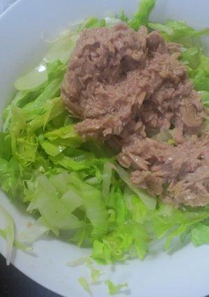 ♪簡単・おいしい! ツナレタス ♪-レシピのメイン写真