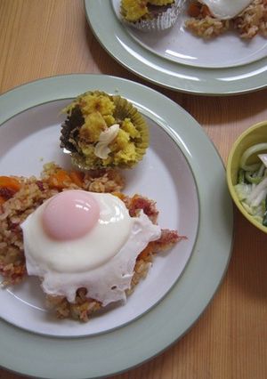 コンビーフの炊き込みご飯-レシピのメイン写真