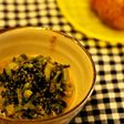 かぶの葉の胡麻和え風