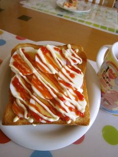 オープンサンド☆ケチャマヨゆで卵☆-レシピのメイン写真