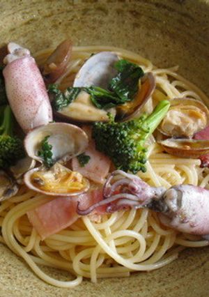 いかとあさりのトマトスパゲティ-レシピのメイン写真