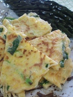 ウマウマ☆余った素麺で~素麺チヂミ☆~-レシピのメイン写真