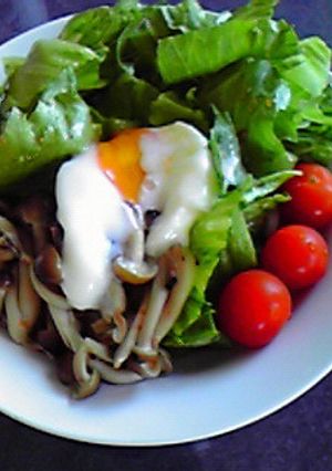 お野菜たっぷり☆温玉サラダ♪-レシピのメイン写真