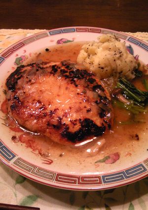 でっかい豆腐ハンバーグあんかけ-レシピのメイン写真