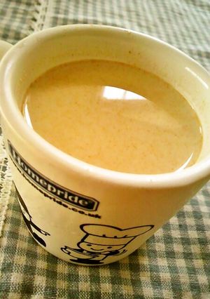 牛乳嫌い息子も飲める！きな黒糖バニラ牛乳-レシピのメイン写真