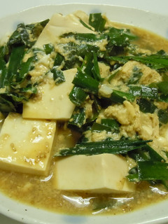 ニラと豆腐の卵とじ-レシピのメイン写真
