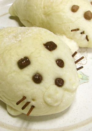 可愛いゴマちゃんパン♬-レシピのメイン写真