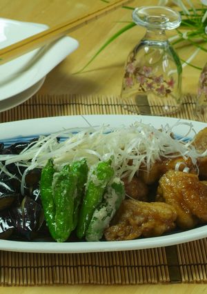 なすと鶏肉の揚げ浸し-レシピのメイン写真