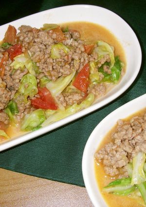 ●簡単☆キャベツと挽肉のトマトソース煮●-レシピのメイン写真