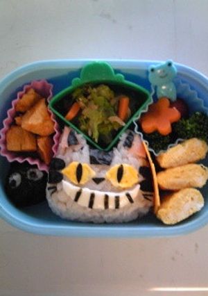 キャラ弁☆おにぎり15・ネコバス-レシピのメイン写真