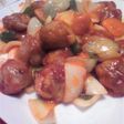 薄切り肉とこんにゃくでボリューム酢豚