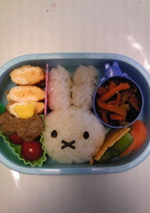 キャラ弁☆おにぎり16・ミッフィー-レシピのメイン写真