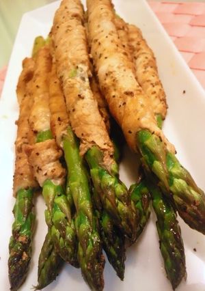 大葉にんにく醤油で♪アスパラ肉巻き-レシピのメイン写真