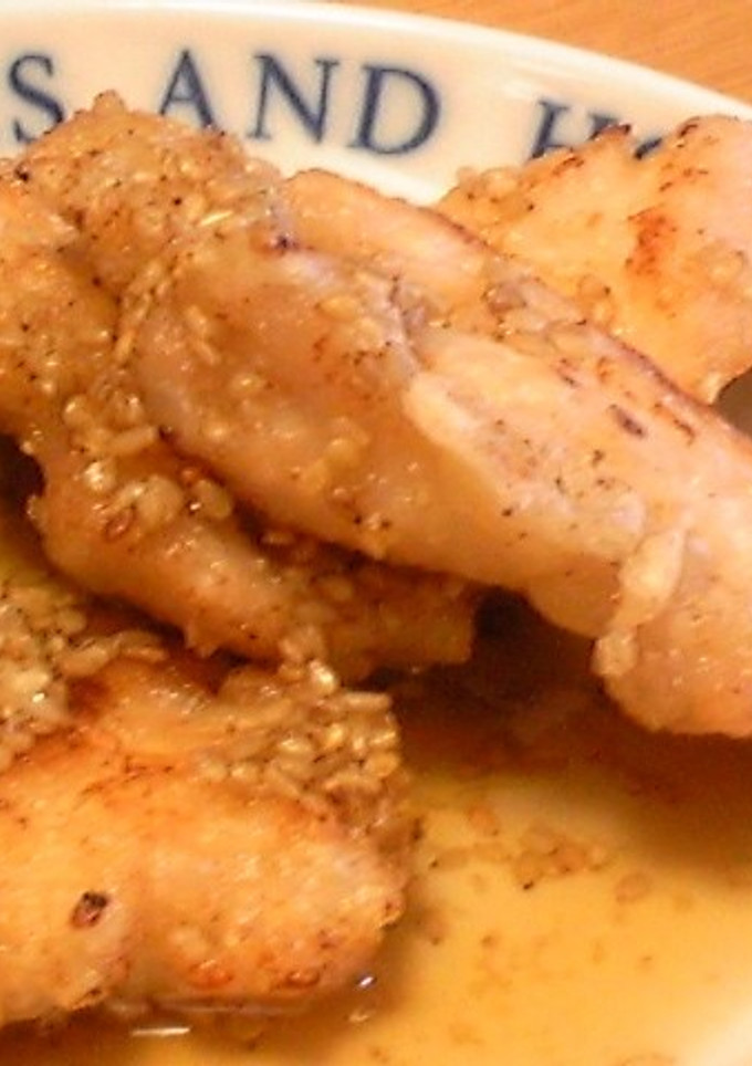 鶏肉の揚げ焼き♪ゴマソース-レシピのメイン写真