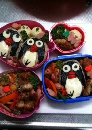 キャラ☆ペンちゃん弁当☆-レシピのメイン写真