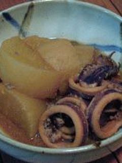 大根とイカの煮物-レシピのメイン写真