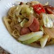 椎茸と醤油のパスタ