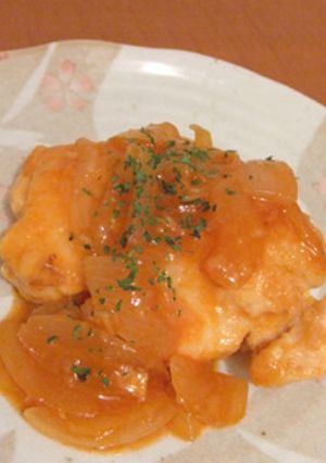 鶏肉を二度美味しく♬トマトソース煮-レシピのメイン写真
