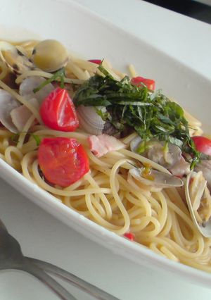 あさりとプチトマトのパスタ-レシピのメイン写真
