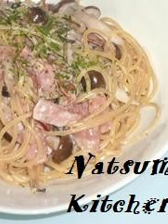 きのことベーコンのチーズクリームパスタ✿-レシピのメイン写真