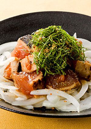 かつおのたたき梅あえ-レシピのメイン写真