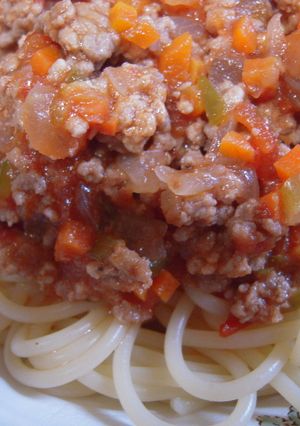 野菜たっぷりミートソース♪-レシピのメイン写真