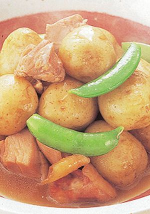 白だしで簡単♪新じゃがのころころ肉じゃが-レシピのメイン写真