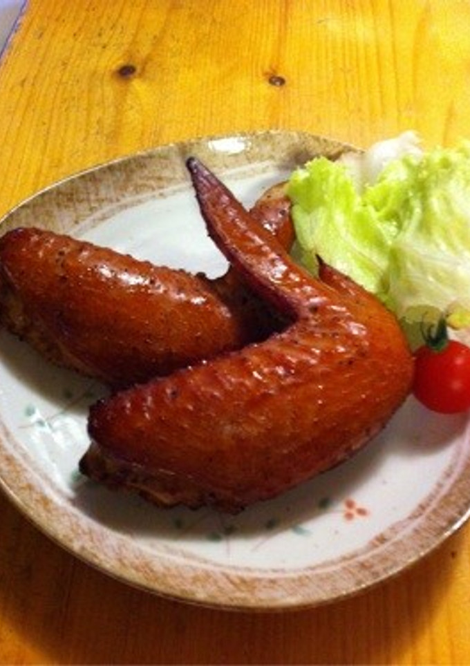 手羽先の簡単燻製-レシピのメイン写真