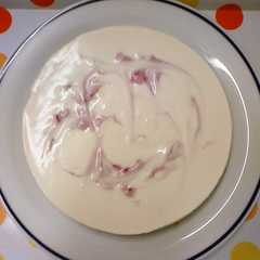 รูปของ 3色のレアチーズケーキ