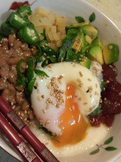 栄養満点!元気の出るネバネバ丼-レシピのメイン写真