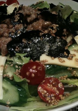 納豆サラダ丼-レシピのメイン写真