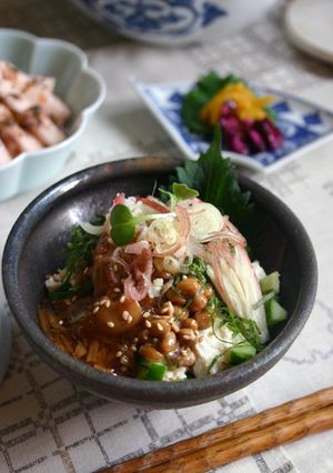 噛むのが楽しい【薬味納豆崩し奴】簡単♪-レシピのメイン写真