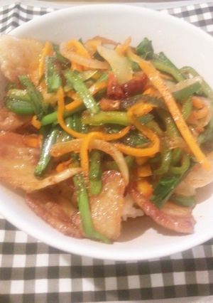 焼肉風！甘辛ダレの豚カルビ丼-レシピのメイン写真