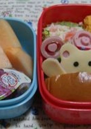 魚肉ソーセージで、可愛いスタンプ風-レシピのメイン写真
