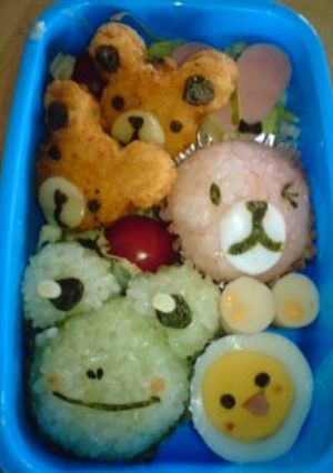 キャラ弁♪どうぶつさん弁当♪-レシピのメイン写真