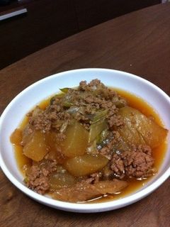 *絶品!とーろとろ大根とひき肉の煮物*-レシピのメイン写真