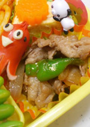 卵焼き器で簡単★豚肉のしょうが焼き-レシピのメイン写真