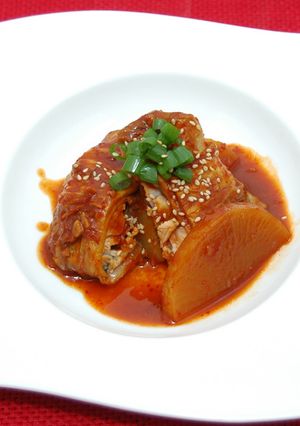 蒸し豚キムチ巻き-レシピのメイン写真