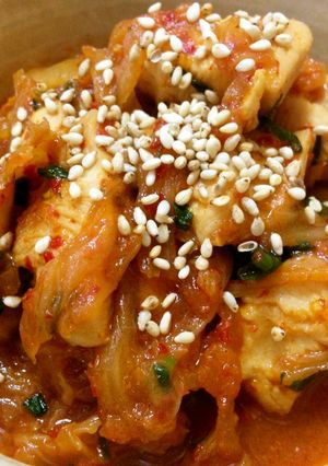 超簡単♪旨辛ヘルシー鶏キムチ煮☆-レシピのメイン写真