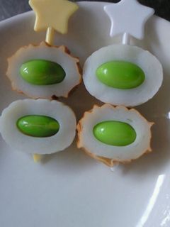 *お弁当に…枝豆&ちくわピック*-レシピのメイン写真