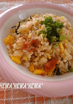 ＊梅じゃこわかめチャーハン＊-レシピのメイン写真