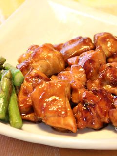 【カット肉使用】鶏肉のはちみつ照り焼き-レシピのメイン写真