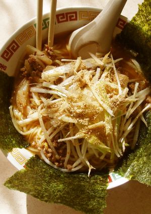 仙台ピリ辛ねぎみそラーメン風-レシピのメイン写真