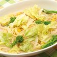 白だしを使ったスープパスタ