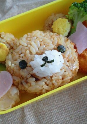 キャラ弁＊リラックマ-レシピのメイン写真