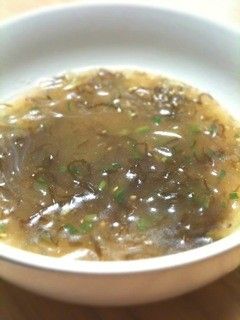 もずくスープヌードル-レシピのメイン写真